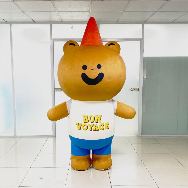 Inflatable Plush Bear Costume