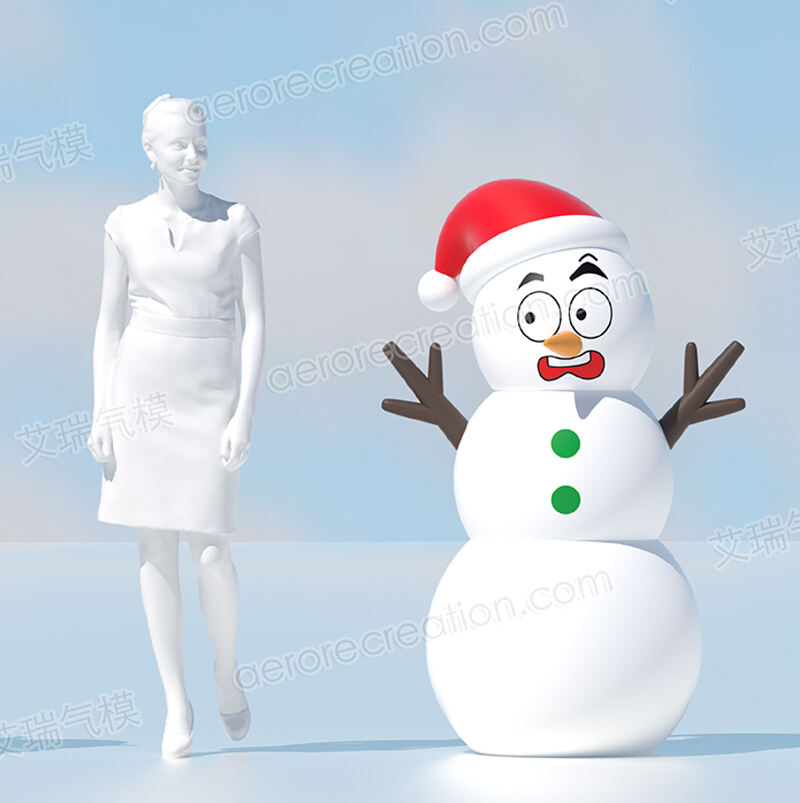 Giant Funny Inflatable Christmas Snowman