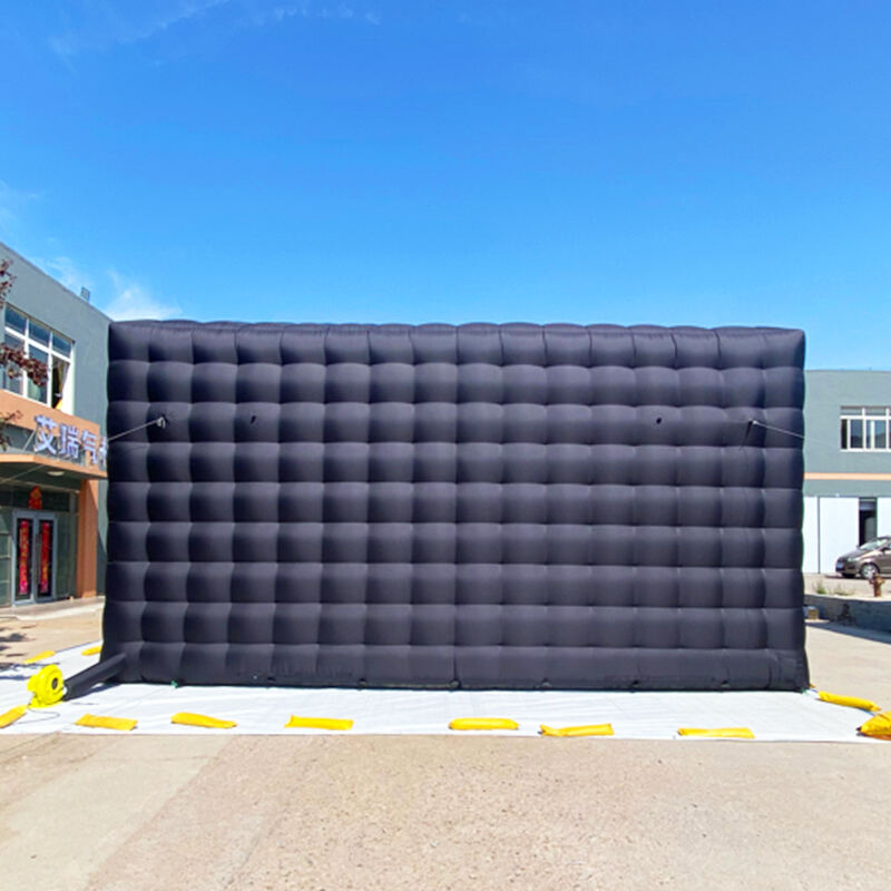 Inflatable black cube Tent