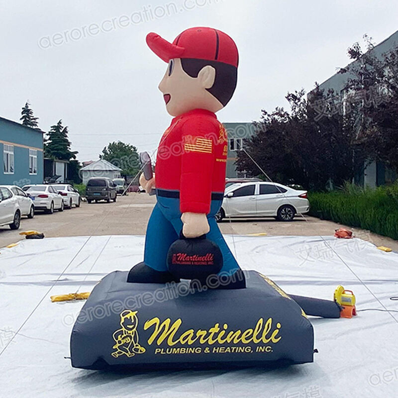 Custom Inflatable Cartoon Repairman Character