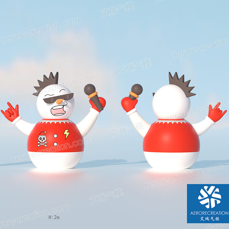 Aero Christmas Inflatable Cartoon Snowman Character