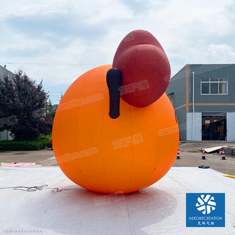 Giant Inflatable Orange Expression Ball