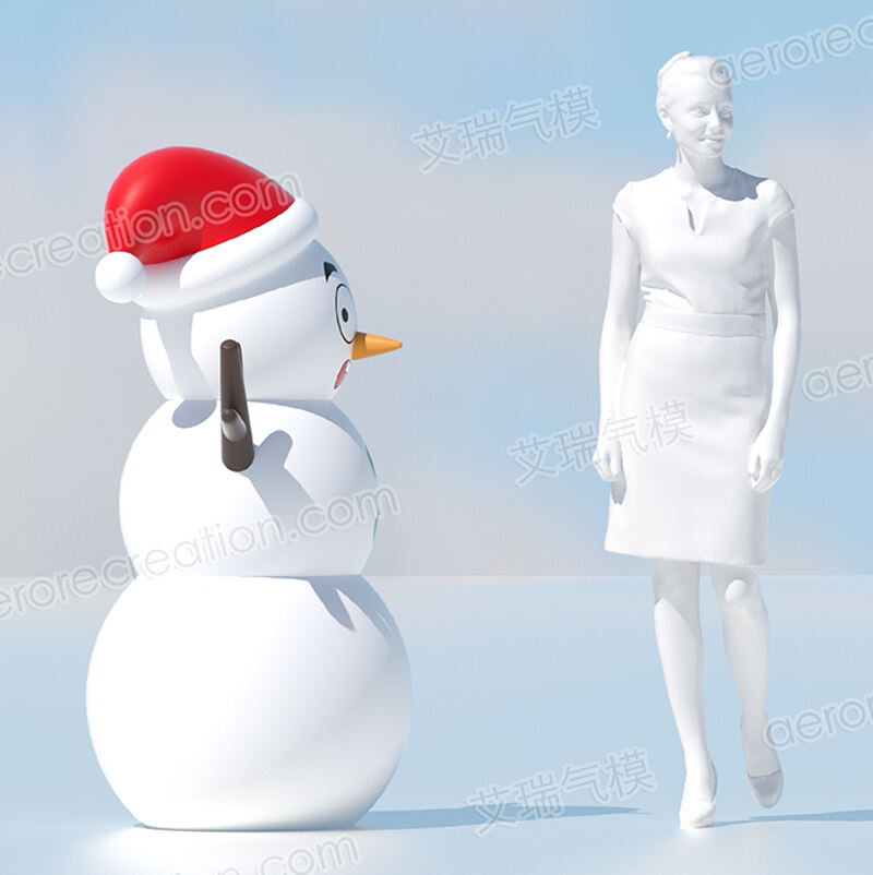 Giant Funny Inflatable Christmas Snowman