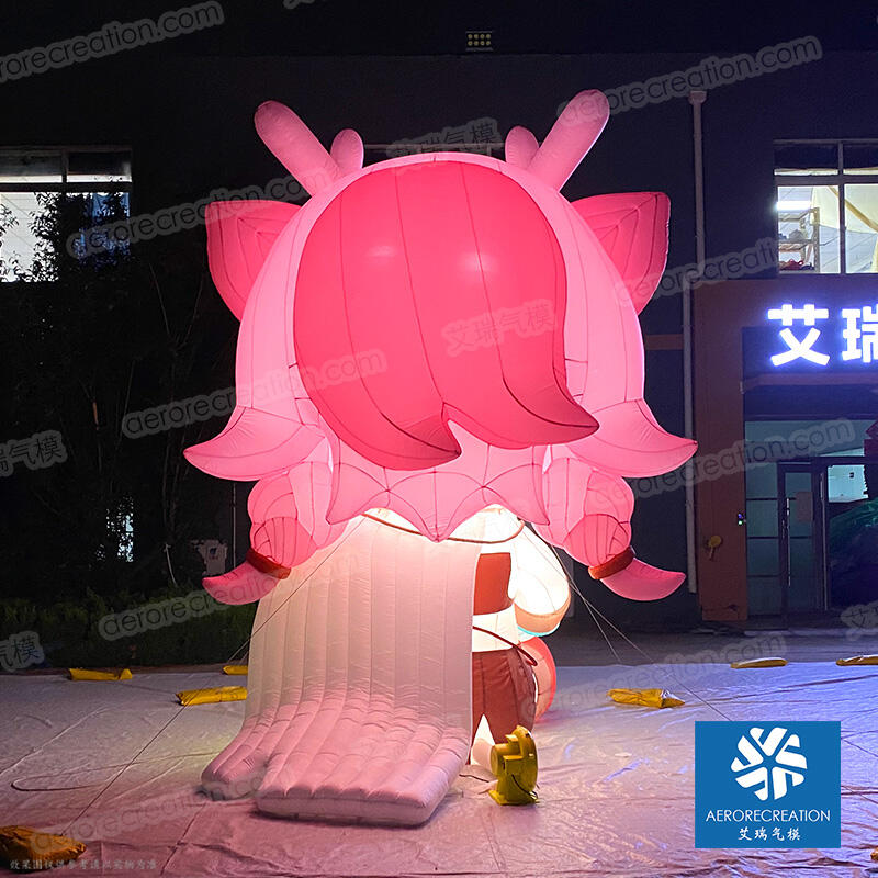 Honor of Kings Custom Inflatable Yao Character with LED