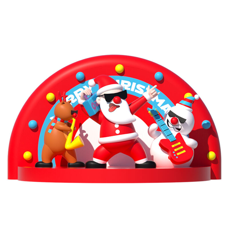 Funny Inflatable Cartoon Santa Elk Stage 