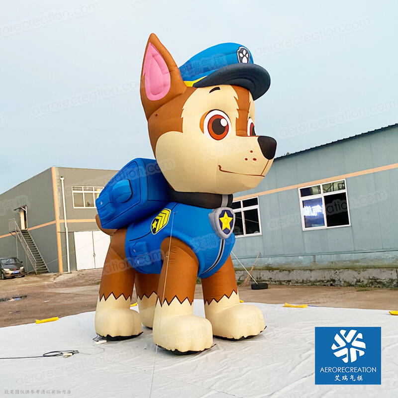 Giant Inflatable Cartoon Dog Character