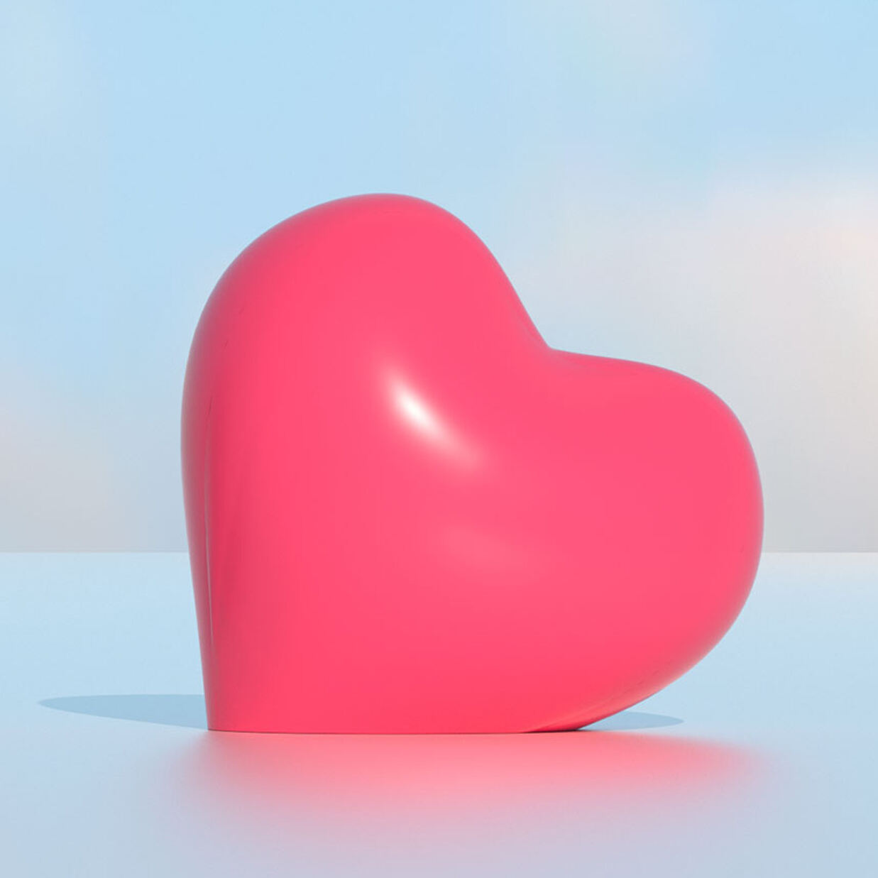 Inflatable Slant Heart Decoration