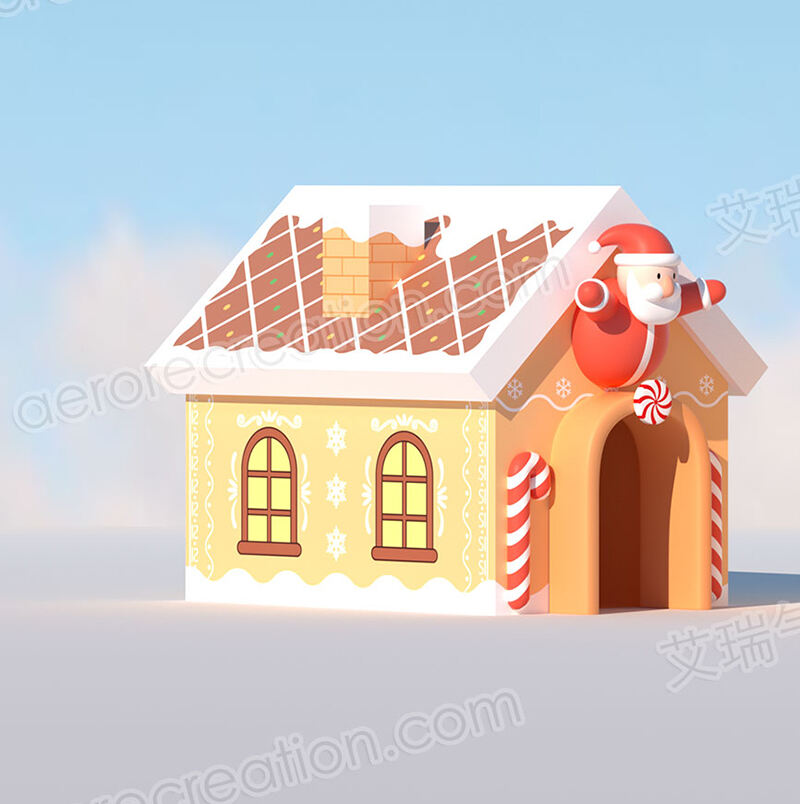 Party Large Inflatable Christmas Cube Tent House