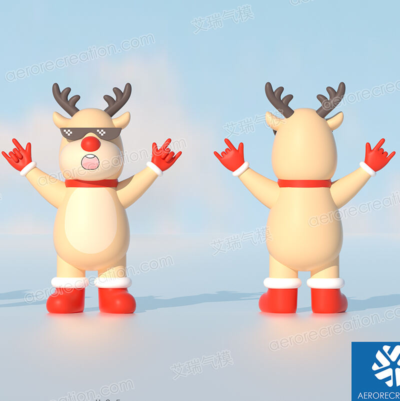 Inflatable Christmas Decoration Cartoon Elk