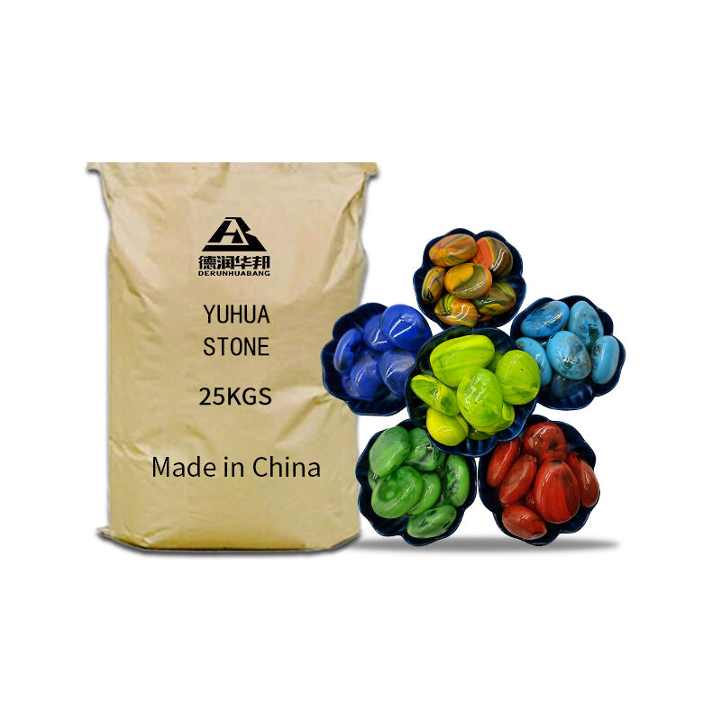 Yuhua Stone Desktop Decorations Courtyard Embellishments and Creative DIY Materials for Home Display Outdoor Adornment and Handicraft Making