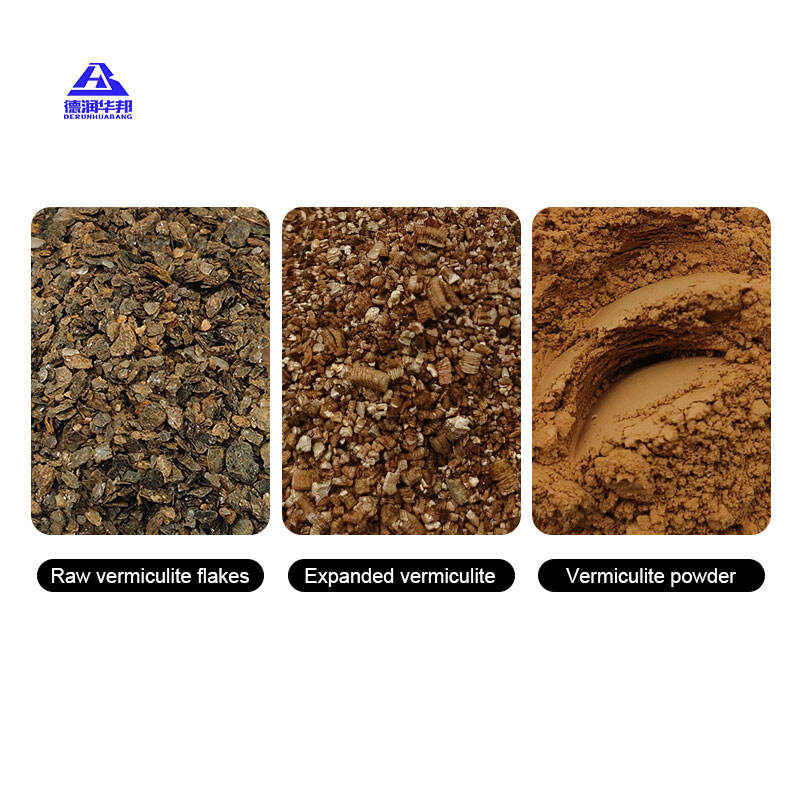Vermiculite For Architectural Insulation Material Engineering Industrial Applications Thermal Insulation Fire Resistance Sound Absorption Construction Material Packaging Cushion Refractory Material