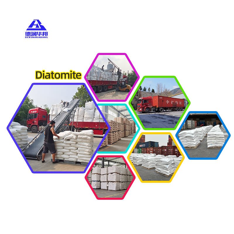 مسحوق الأرضيات الدياتومية حبيبات الدياتوميت رقم التسجيل الكيميائي 68855-54-9 Celite Celatom للتربة الزراعية 61790-53-2