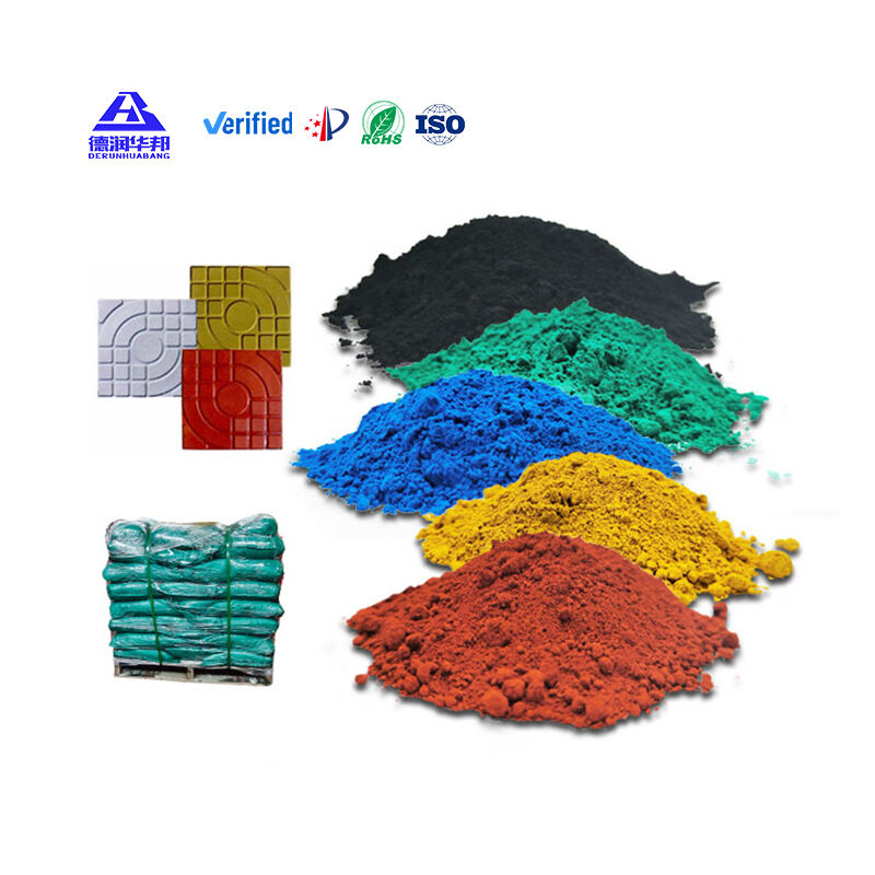 Pigment oxid de fier ciment beton vopsea ulei putere de umplere