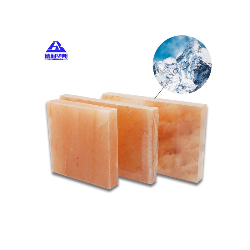 Himalayan salt bricks Organic textured elements enriching slow luxury aesthetics with warm glow and rustic charm for residences spas and interior wellness spaces