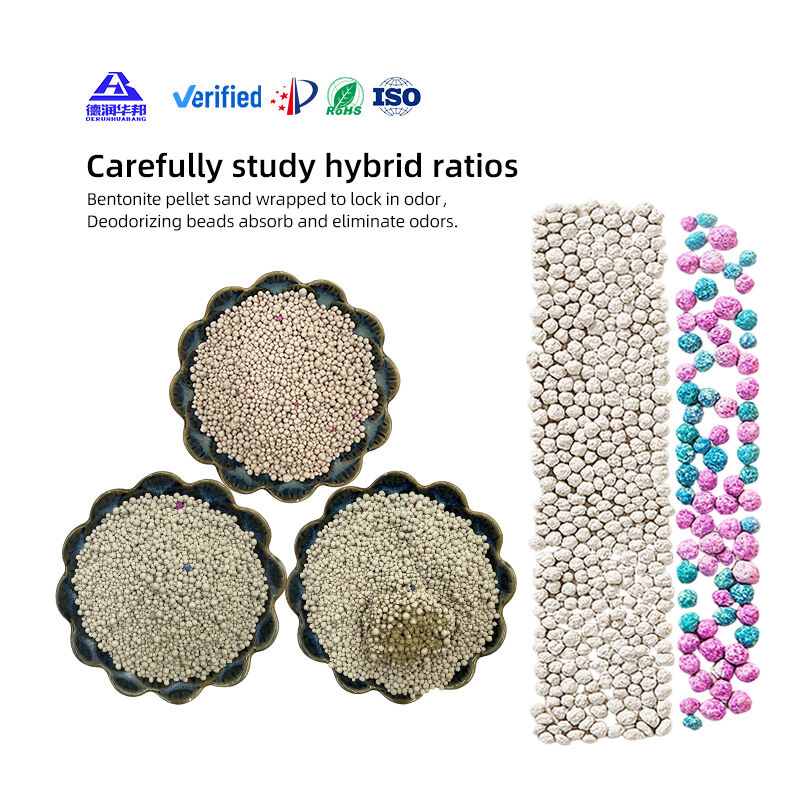 ベントナイト製猫用トイレ砂：強力な消臭効果