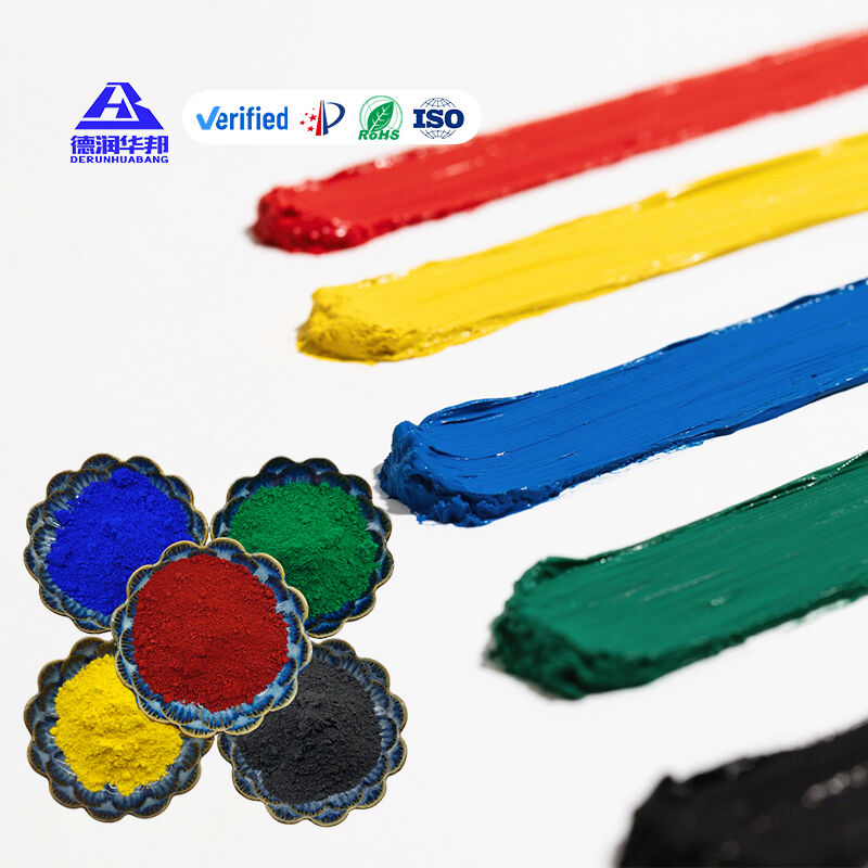 Pigment oxid de fier ciment beton vopsea ulei putere de umplere
