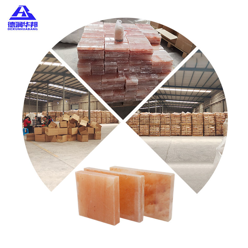 Himalayan salt bricks Organic textured elements enriching slow luxury aesthetics with warm glow and rustic charm for residences spas and interior wellness spaces