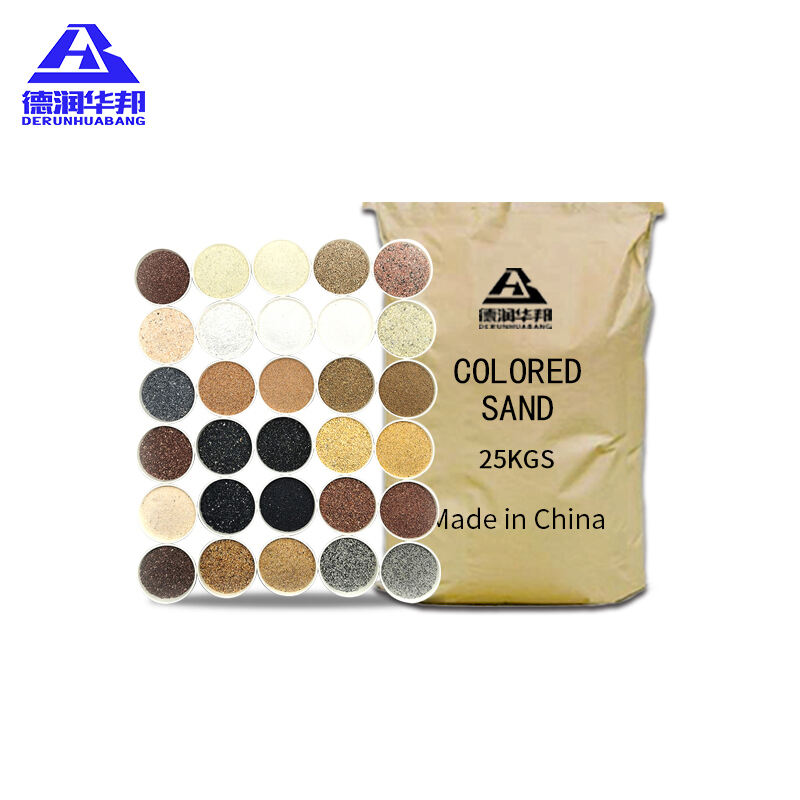 Colored sand for circular economy smart landscape design eco friendly production color stability natural texture durable application architectural decoration industrial coating craft creation