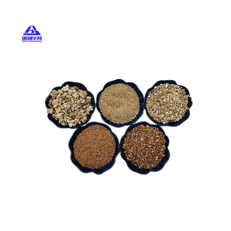 Vermiculite For Architectural Insulation Material Engineering Industrial Applications Thermal Insulation Fire Resistance Sound Absorption Construction Material Packaging Cushion Refractory Material