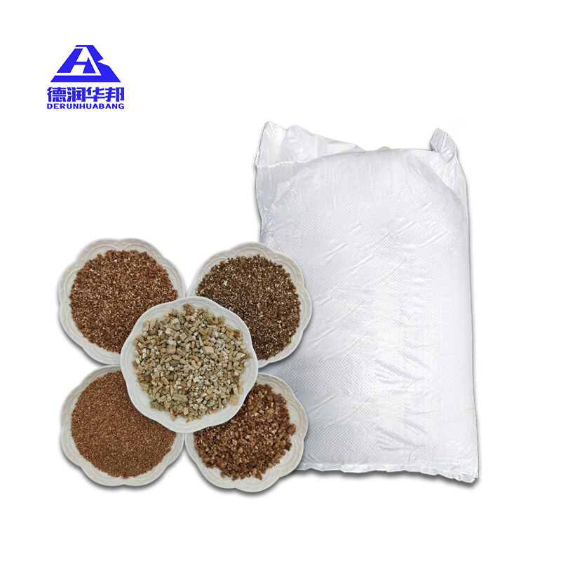 Vermiculite For Architectural Insulation Material Engineering Industrial Applications Thermal Insulation Fire Resistance Sound Absorption Construction Material Packaging Cushion Refractory Material