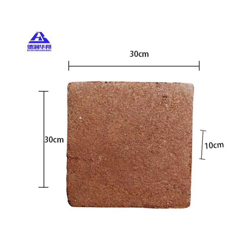 Eco Friendly Compressed Coconut Fiber Bricks For Commercial Event Decor Retail Store Displays And Brand Activation Backdrops Supporting Sustainable Event Design Needs