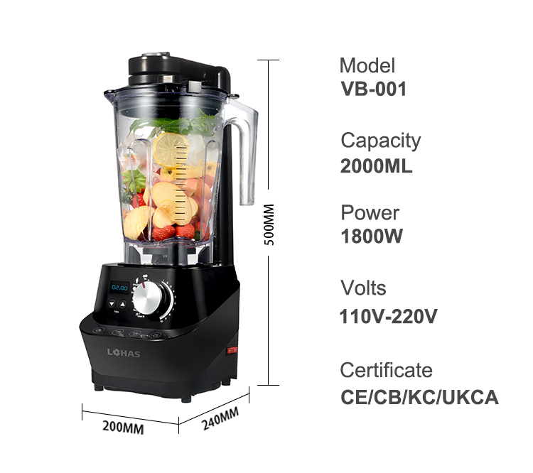 combine-VB001 Multifuncțional cu Viteza Înaltă Industrial Electric Mixer Comercial Cu Vacum Greu Mixer Mixor Profesional de Top pentru Bucătărie