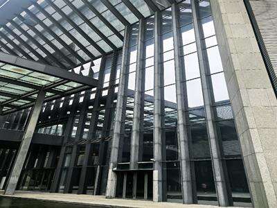 Modern Public Building Glass Curtain Wall Project