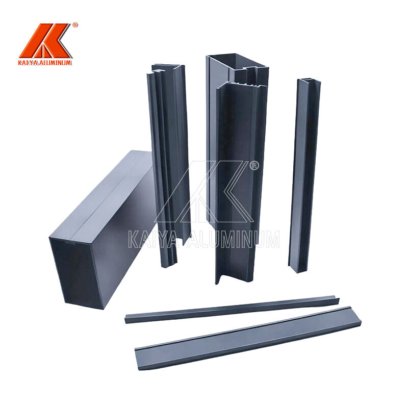 Custom Shaped Cross-Section Machining High-Precision Extrusion Process Aluminum Profiles Curtain Wall Design