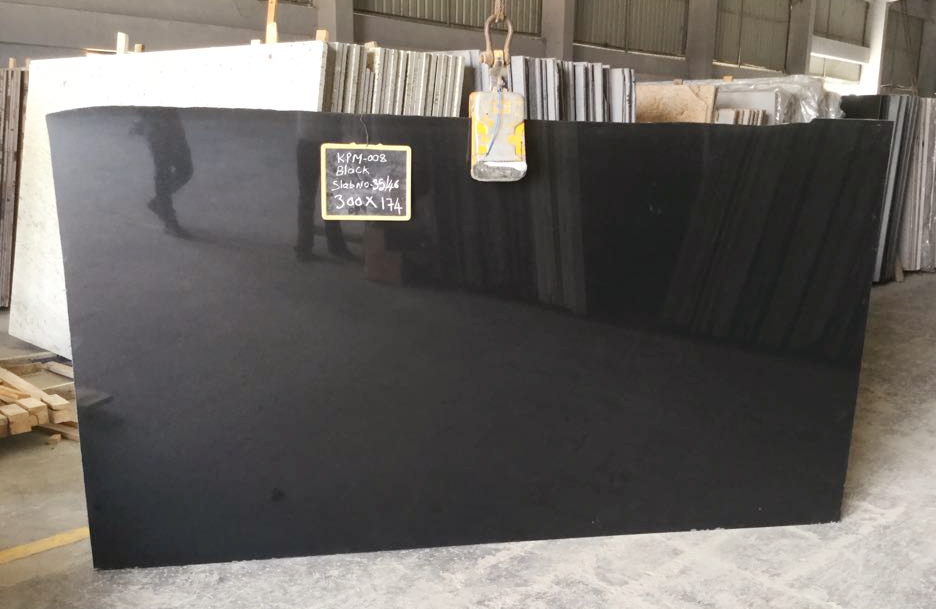 How to match black granite with other materials in office decoration?