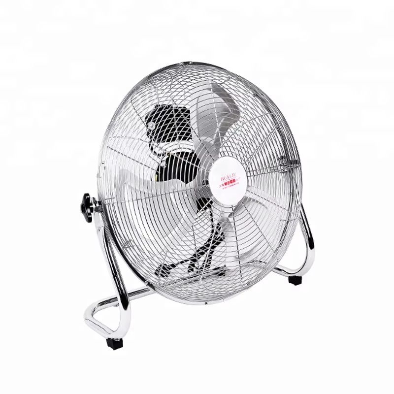 Electric Motor Cooling  Industrial Design High Velocity Metal Blades 14 16 18 20 Inch Speed Coil  Floor Fan