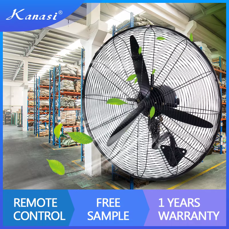 26-30 Inch Rechargeable Electric Wall-Mounted Metal Air Cooling Industrial Fan RV Garage Mechanical Control for Household details