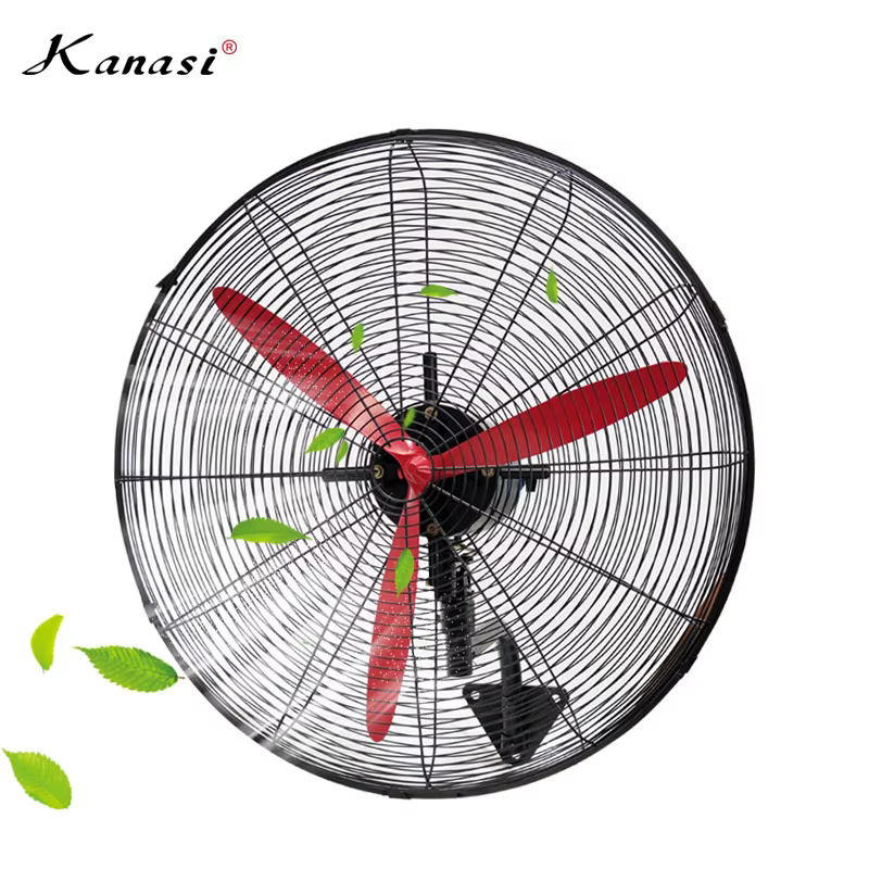 Kanasi 20 26 30 Inch Ventiladores Industriales Wall Fan with Remote Industrial Fans
