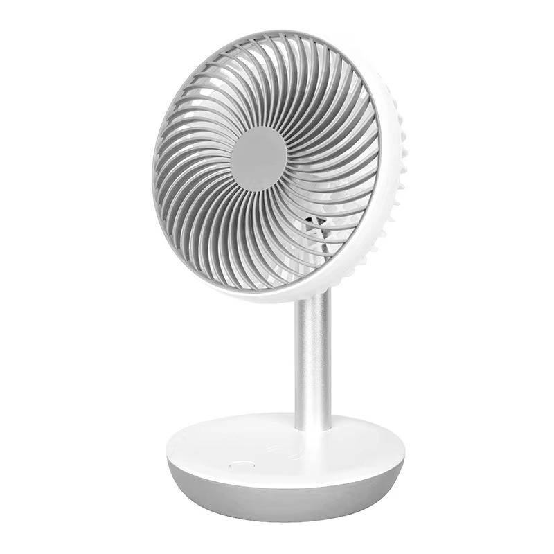 Portable Mini USB Rechargeable Fan Modern Digital Control Air Cooling Fan for Kids for Home Car Hotel Use Stylish Plastic Design