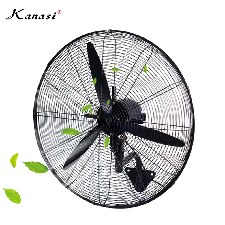 Kanasi 20 26 30 Inch Ventiladores Industriales Wall Fan with Remote Industrial Fans