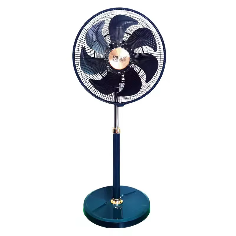 New Design 16 18 Inch 7 Metal Blades Cooling Oscillating Commercial Pedestal Fan Small Industrial Shop Stand Fan Cooler