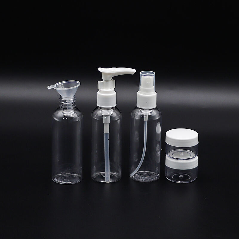 Wholesale Travel Wash Care Set 50ML Plastic Bottles Manufacturers' Packaging for Travel Care Essentials