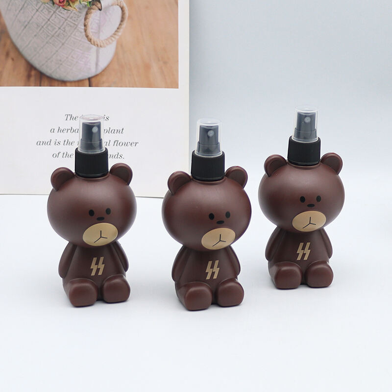 Wholesale Production of 220ml Bear-shaped Body Wash Bottle Children's Body Wash Shampoo Special Bottle