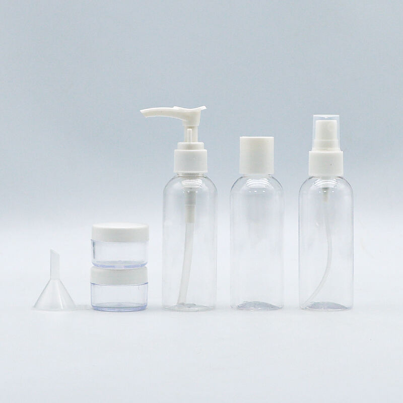 Wholesale Travel Wash Care Set 50ML Plastic Bottles Manufacturers' Packaging for Travel Care Essentials