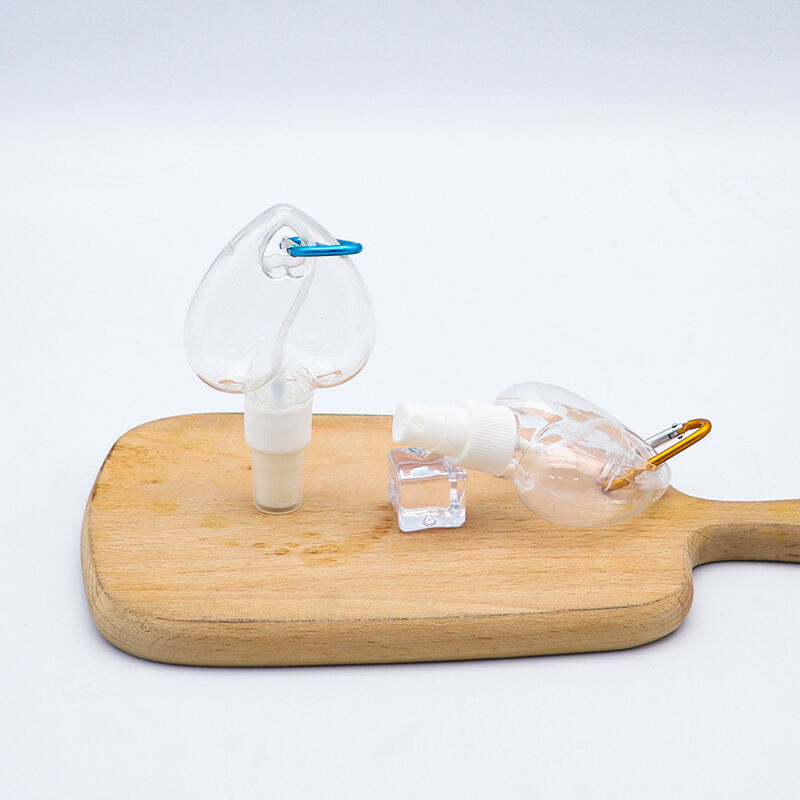 Wholesale 60ml Cosmetic Travel Portable Plastic Spray Bottles Recyclable Bottle for Liquid Packing Custom Logo Printing