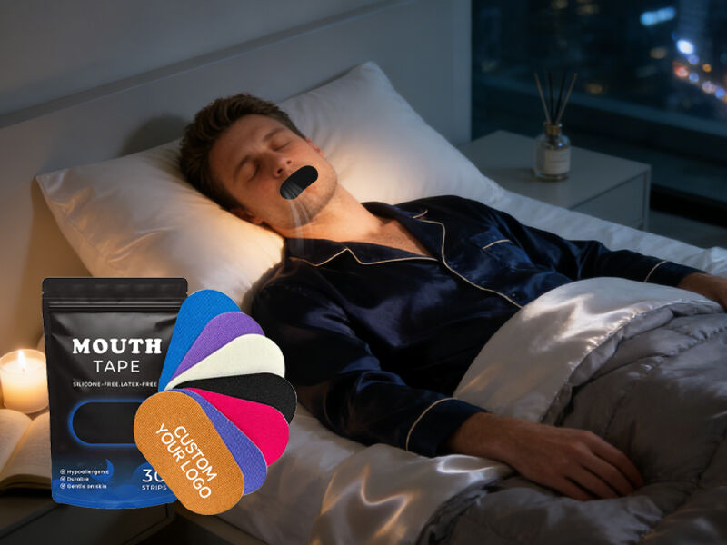 Βελτίωση της ρινικής αναπνοής—Ταινία για το στόμα για υγιέστερους συνήθειες ύπνου
