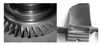 Failure modes of aircraft engine blades