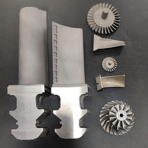 Using vacuum casting custom apply of high pressure turbine blade