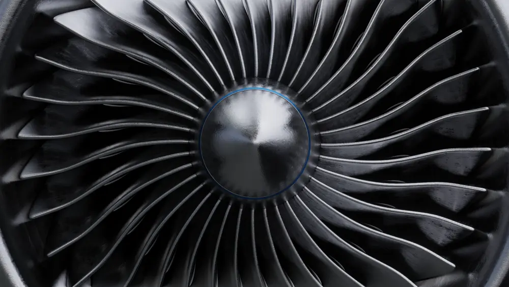Titanium jet engine blade.webp