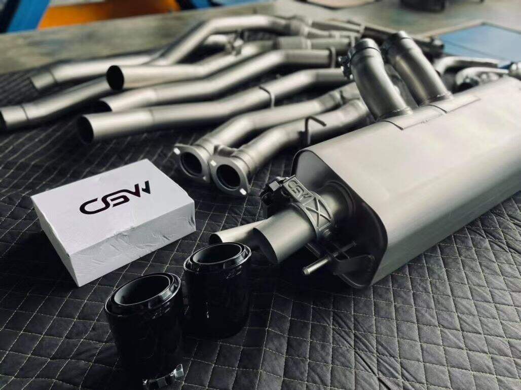 Porsche Cayenne upgrades CGW exhaust
