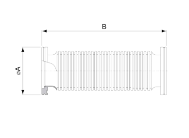 iso stainless steel vacuum flexible bellow-1