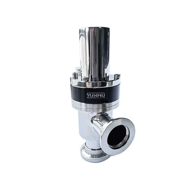KF Flange Pneumatically vacuum valves with Bellows