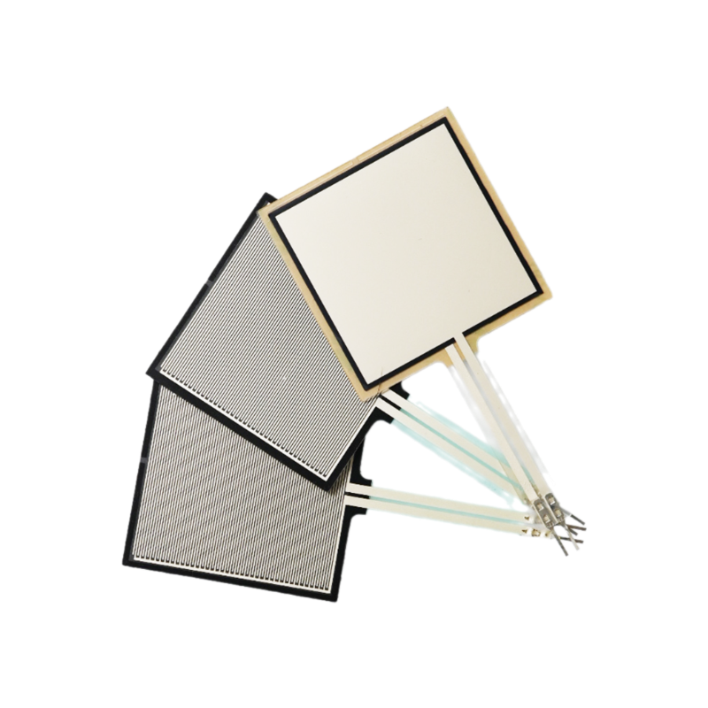 FSR406 Resistive Film Gauge Pressure Sensor Hole Mounting 0.1% Accuracy Square Force Sensing Resistor 