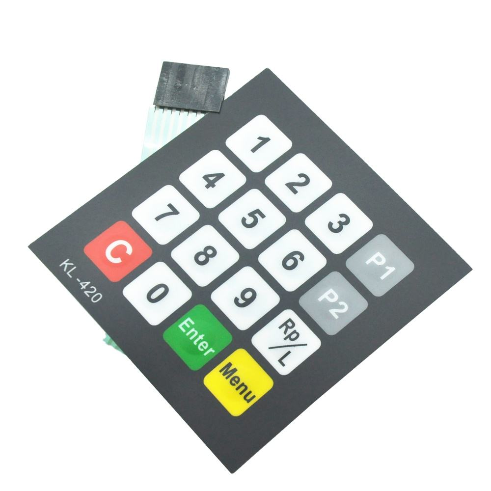 4*4 매트릭스 멤브레인 스위치 키패드 방수 야외 자외선 차단 IP67 IP68