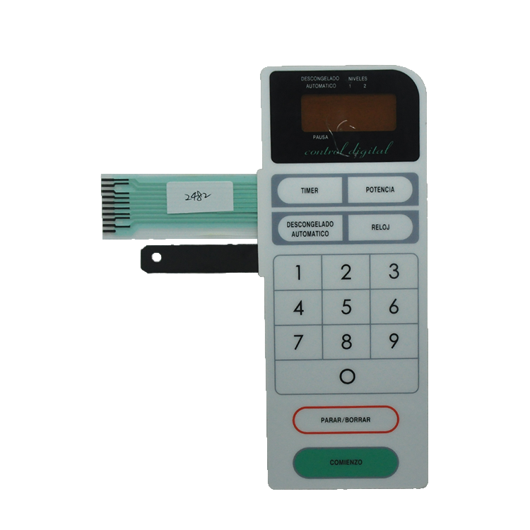 Panel Kontrol Layar Sentuh Tombol Khusus untuk Oven Microwave