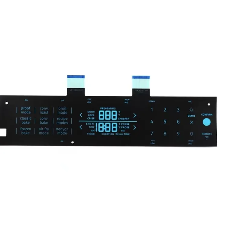 Custom touch membrane switch keyboard circuit membrane keypad